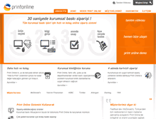 Tablet Screenshot of printonline.com.tr